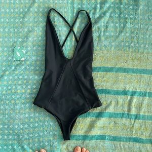 Stone fox swim one piece - XS ( grey )